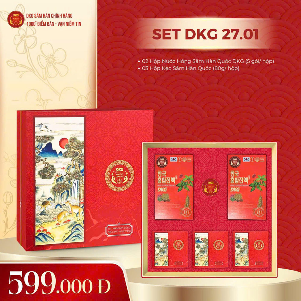Bộ Quà Biếu Tết Sang Trọng Ý Nghĩa Daedong Dưới 1 Triệu