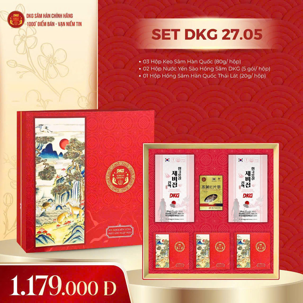 Bộ Quà Biếu Tết Sang Trọng Ý Nghĩa Daedong 1-2 Triệu