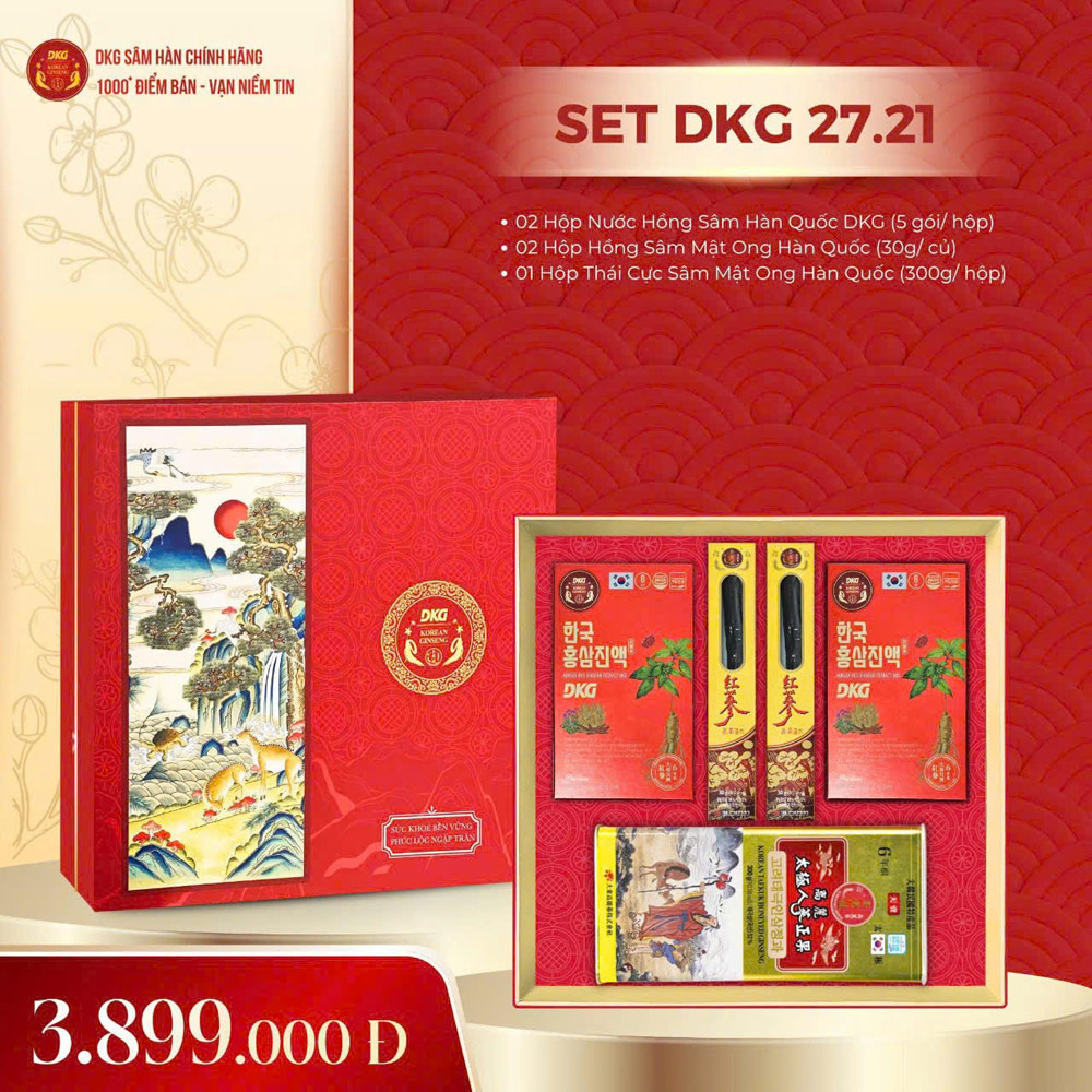 Bộ Quà Biếu Tết Sang Trọng Ý Nghĩa Daedong 3-4 Triệu