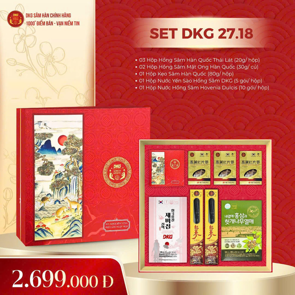 Bộ Quà Biếu Tết Sang Trọng Ý Nghĩa Daedong 2-3 Triệu