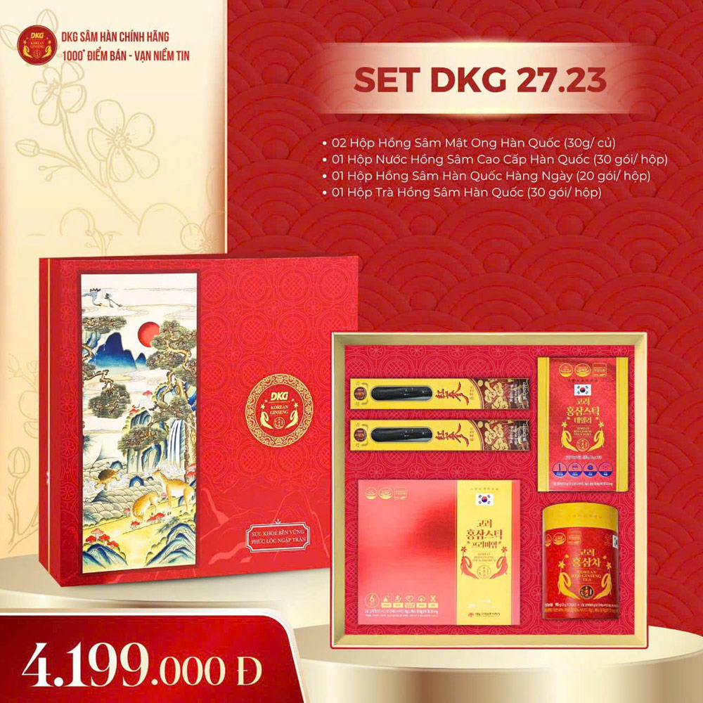Bộ Quà Biếu Tết Sang Trọng Ý Nghĩa Daedong 4-8 Triệu