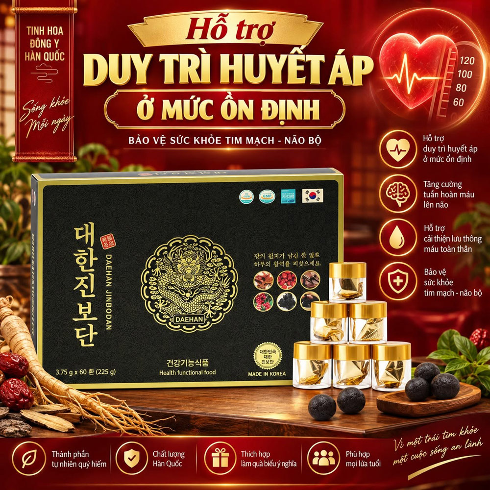 An cung ngưu Trầm Hương Daehan Jinbodan Hàn Quốc 60 viên